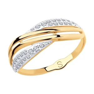 Кольцо  золото 018124 (Sokolov и Diamant, Россия)