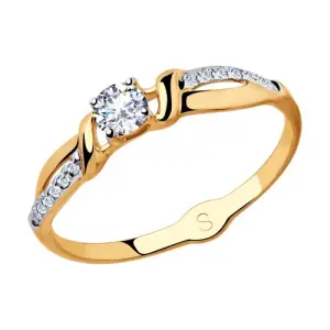Кольцо  золото 018127-4 (Sokolov и Diamant, Россия)