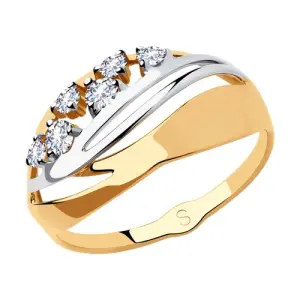 Кольцо  золото 018187-4 (Sokolov и Diamant, Россия)