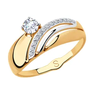 Кольцо  золото 018207 (Sokolov и Diamant, Россия)