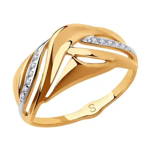Кольцо  золото 018215 (Sokolov и Diamant, Россия)