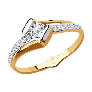 Кольцо  золото 018227 (Sokolov и Diamant, Россия)