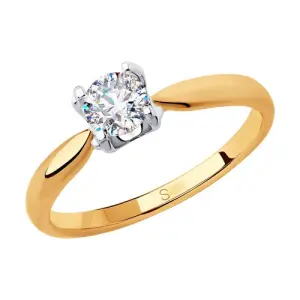 Кольцо  золото 018232 (Sokolov и Diamant, Россия)