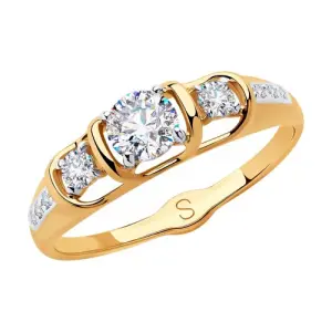 Кольцо  золото 018233 (Sokolov и Diamant, Россия)