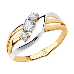 Кольцо  золото 018237 (Sokolov и Diamant, Россия)