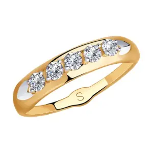 Кольцо  золото 018241 (Sokolov и Diamant, Россия)