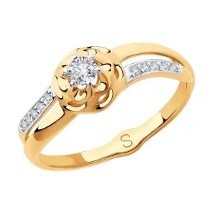 Кольцо  золото 018255 (Sokolov и Diamant, Россия)