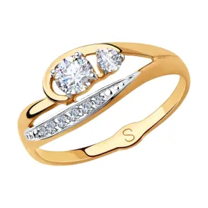 Кольцо  золото 018305 (Sokolov и Diamant, Россия)