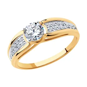 Кольцо  золото 018337 (Sokolov и Diamant, Россия)