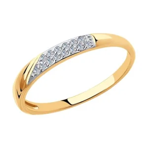 Кольцо  золото 018395 (Sokolov и Diamant, Россия)