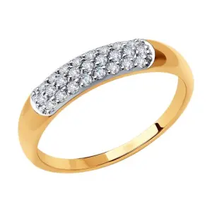 Кольцо  золото 018433-4 (Sokolov и Diamant, Россия)