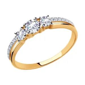 Кольцо  золото 018468-4 (Sokolov и Diamant, Россия)
