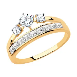 Кольцо  золото 018502-4 (Sokolov и Diamant, Россия)