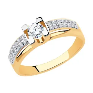 Кольцо  золото 018509-4 (Sokolov и Diamant, Россия)