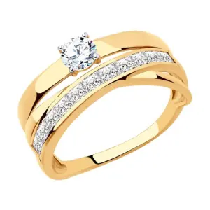 Кольцо  золото 018519 (Sokolov и Diamant, Россия)