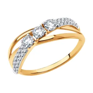 Кольцо  золото 018528 (Sokolov и Diamant, Россия)