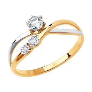 Кольцо  золото 018529 (Sokolov и Diamant, Россия)