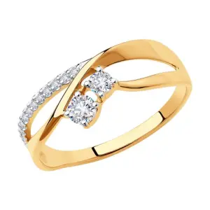 Кольцо  золото 018537 (Sokolov и Diamant, Россия)