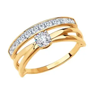 Кольцо  золото 018558-4 (Sokolov и Diamant, Россия)
