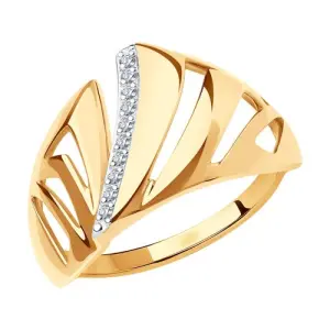 Кольцо  золото 018658-4 (Sokolov и Diamant, Россия)
