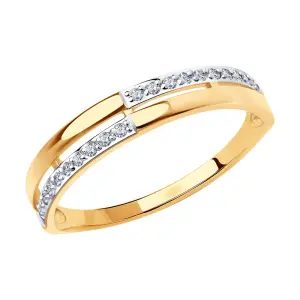 Кольцо  золото 018674 (Sokolov и Diamant, Россия)