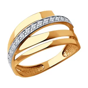 Кольцо  золото 018878 (Sokolov и Diamant, Россия)