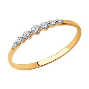 Кольцо Sokolov и Diamant золото 019038 (Россия)