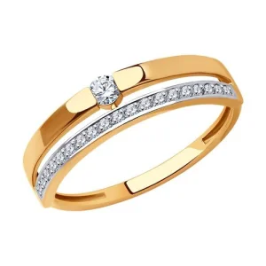 Кольцо Sokolov и Diamant золото 019074 (Sokolov и Diamant, Россия)