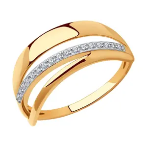 Кольцо  золото 019101 (Sokolov и Diamant, Россия)