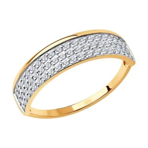 Кольцо  золото 019105 (Sokolov и Diamant, Россия)