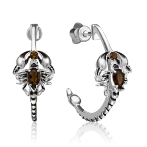 Серьги  серебро 02-4636-00-202-0200-68 (Platina Jewellery, Россия)
