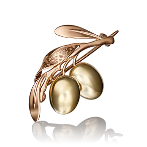 Брошь Платина золото 04-0189-00-000-1113-42 (Platina Jewellery, Россия)