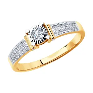 Кольцо  золото 1011115 (Sokolov и Diamant, Россия)