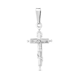 Крест  серебро 10123.5 (Аквамарин, Россия)