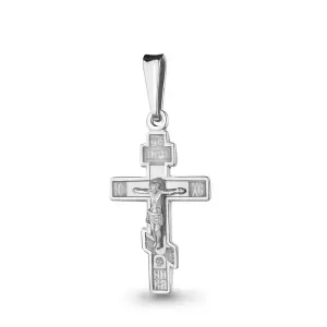 Крест  серебро 10219.5 (Аквамарин, Россия)
