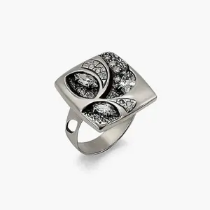 Кольцо  серебро К11417 (прочее, Россия)