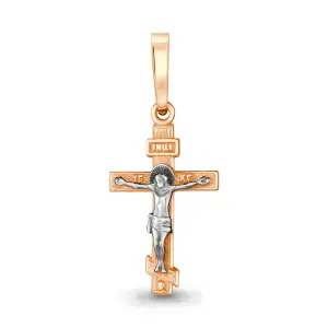 Крест Аквамарин золото 11422.1 (Аквамарин, Россия)