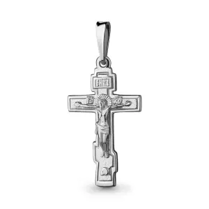 Крест  серебро 11940.5 (Аквамарин, Россия)