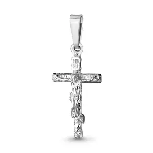 Крест Аквамарин серебро 11944.5 (Аквамарин, Россия)