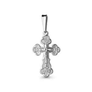 Крест  серебро 11994.5 (Аквамарин, Россия)