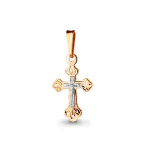 Крест Аквамарин золото 12711.1 (Аквамарин, Россия)