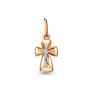 Крест Аквамарин золото 14599.1 (Аквамарин, Россия)