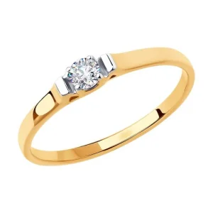 Кольцо  золото 51-110-00862-1 (Sokolov и Diamant, Россия)