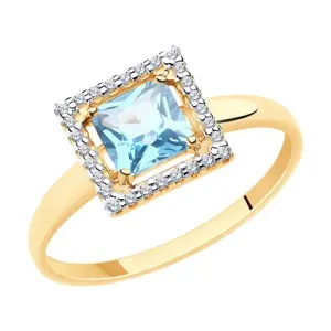 Кольцо  золото 51-310-00294-1 (Sokolov и Diamant, Россия)