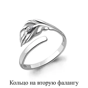 Кольцо Аквамарин серебро 67521А.5 (Аквамарин, Россия)