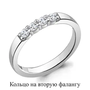 Кольцо Аквамарин серебро 67546А.5 (Аквамарин, Россия)