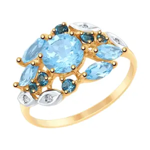 Кольцо  золото 715086 (Sokolov и Diamant, Россия)