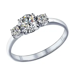 Кольцо  серебро 89010008 (Sokolov и Diamant, Россия)
