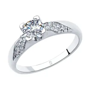 Кольцо  серебро 89010126 (Sokolov и Diamant, Россия)