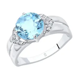 Кольцо  серебро 92011633 (Sokolov и Diamant, Россия)
